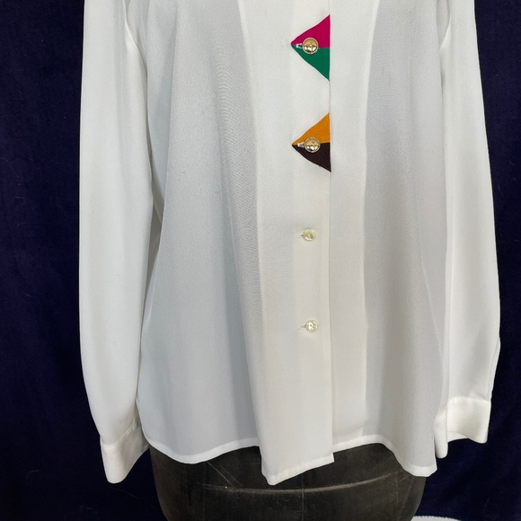 SIMON CHANG BLOUSE SIZE:12 - Picture 2 of 4